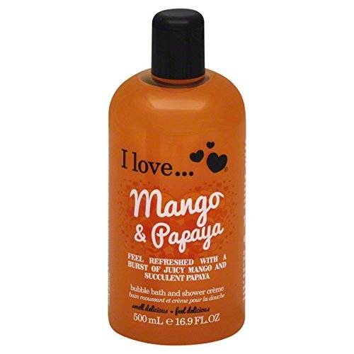 I love Bubble Bath & Shower Gel, Mango & Papaya 16.9 fl oz (500 ml)