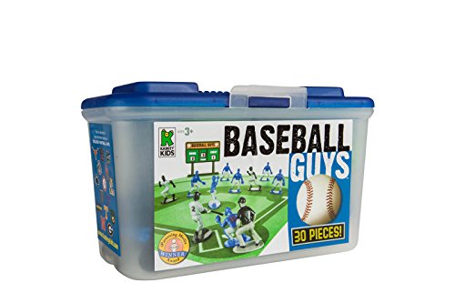Kaskey Kids Baseball Guys Action Figure, Black/Blue