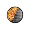 Fox Run 4491 Non-Stick Carbon Steel Pizza Crisper Pan, Zwart