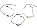 Alternative Intentions Slut Chain Anklets in Black, Silver and Gold - HOTWIFE - Queen of Spades - Cuckoldress - Mistress