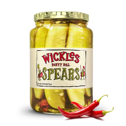 Wickles Pickles Dirty Dill Spears (6 Pack) - Hot