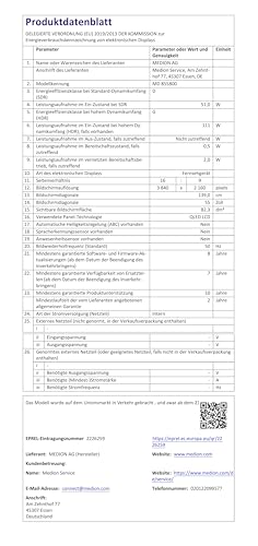 MEDION 138,8 cm (55 Zoll) QLED Fernseher (Fire TV, 4K Smart TV, Dolby Vision HDR, Dolby Atmos, Prime Video, Bluetooth, DVB-T2, MD 855800) 9