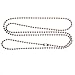 2 STAINLESS STEEL Ball Chain Necklace, 27 inches 2.4mm bead #3