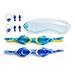 Kids Swim Goggles,Swimming Glasses for Children and Early Teens from 3 to 15 Years Old, Anti-Fog, Waterproof&UV Protection,With Ear Plugs and Nose Clip,2 Pack By Gowave