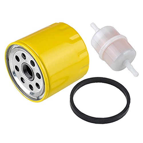 Harbot 52 050 02-S 25 050 34-S Oil Filter with 24 050 02-S Fuel Filter for Kohler CH11-CH25 CV11-CV22 M18-M20 MV16-MV20 K582 CV640 SV730 SV810 SV820 SV830 SV840 Engine