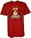 Monty Python and The Holy Grail Holy Hand Grenade Instructions Mens T-Shirt, X-Large Red