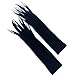 BESTOYARD Halloween Costume Gloves Long Fingernails Black Party Gloves 1 Pair