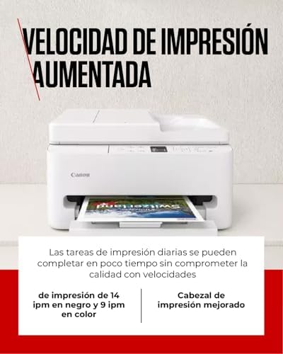 PIXMA TS7550I - Impressora tudo-em-um com conectividade Wi-Fi, ADF de 35 folhas e ecrã OLED de 1,42" | Sem fios para impressão fácil a partir do seu smartphone PIXMA Print Plan