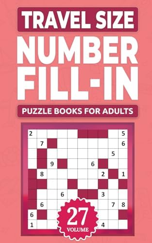 Number Fill-In Puzzles for the Whole Family – 4 Pack [Paperback