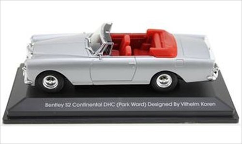 1961 Bentley Continental S2 Park Ward DHC Convertible Silver 1/43 by Road Signature 43214