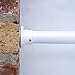 Room/Dividers/Now Heavy Duty Tension Curtain Rod: Adjustable No-Drill Curtain Rod for Windows, Bedrooms and Closets - Sturdy Tension Rod (80-120 Inches, White)