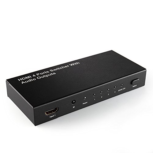 Buy TNP HDMI Switch with Optical Audio Out High Speed Switcher Selector Hub Box + Audio
