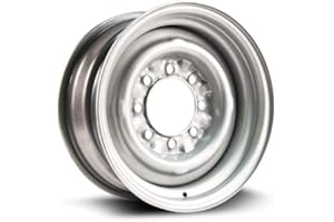 RTX, Steel Rim, New Aftermarket Wheel, 16X7, 8X165.1, 124.1, 6, Silver Finish X46650
