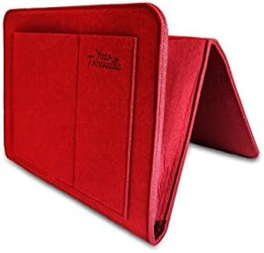 Beside Caddy Storage Organizer by Your Trouvaille - Large (Deep Cranberry)