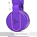 Artix Bluetooth Wireless Headphones, Lightweight & Foldable On Ear Earphones NRGSound RS7, for Work, Travel, Sport, Running, 3.5mm Cable Included for Wired Use Great for Kids/Teens/Adults (Purple)
