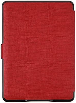 Case Cover for Amazon Kindle Paperwhite , ICOCO Case with Auto Sleep Magnetic Smart PU Leather Ultra Thin Protective For Kindle Paperwhite 3 1 2 ( Red)