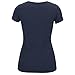 NHL Women's Her Full Logo Short Sleeve Slub V-Neck Tee
