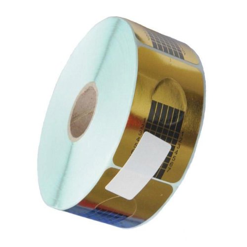 Kiara World 100 Gold Nail Forms Sculpting Guide Acrylic UV Gel Tip Extensions