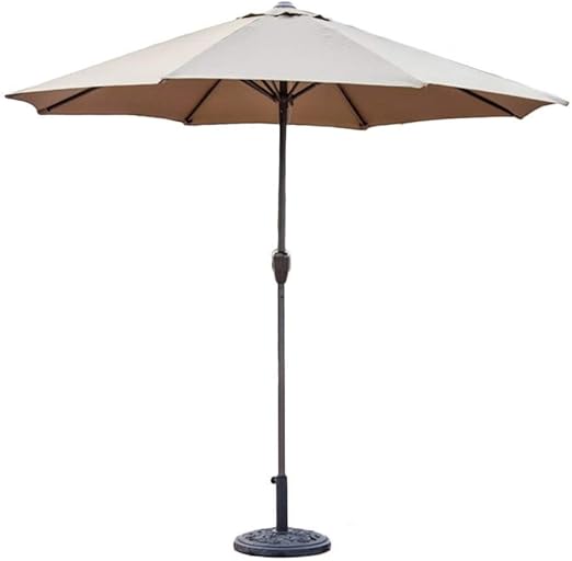 L.BAN Gartenschirme Sonnenschirme 9-Fuß-Außenterrasse Markt Tisch