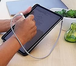 ZoopLoop Grey Silicone Scratchproof 20.75in Tether