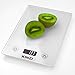 Kinzi Digital Touch Kitchen Scale (12 lbs Edition), Tempered Glass in Clean White
