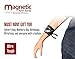 Magnetic Arm Band's Magnetic Wristband - Strong Neodymium Magnets embedded throughout wristband for holding nails, screws, bits, fasteners, washers, bolts, small tools, and much more