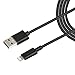 Lightning Cable, Apple Certified MFI EZOPower Lightning 8-Pin 10 Feet USB Sync & Charge Data Cable - Black