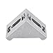 10pcs 3030 Aluminum Alloy Corner Brackets Right Angle Joint Brace Fastener for Furniture Doors and (35×35×28mm)