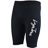 Layatone Men's Wetsuits 3mm Neoprene Diving Shorts (Black, 3X-Large)