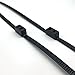 MAYMII Heavy Duty Police Nylon Black Double Zip Ties Handcuffs Cable Ties UV Disposable 20 Pack