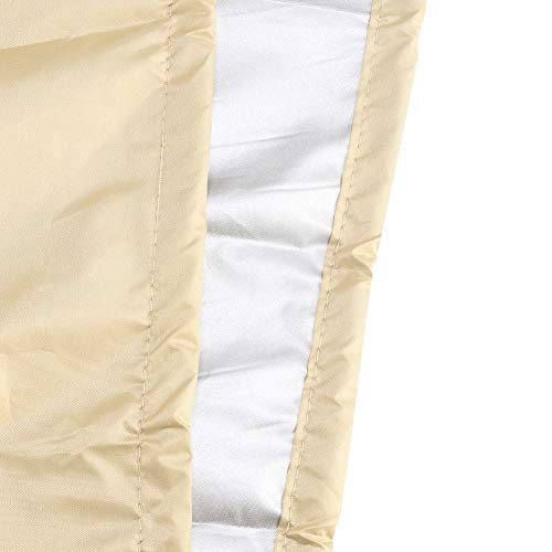 Jeffergarden Protective Cover Waterproof Outdoor Furniture Dust Proof Garden Patio Heater Cover for Home Office