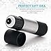 2-In-1 Salt and Pepper Grinder - Adjustable Coarseness Ceramic Mechanism - Stainless Steel Salt and Pepper Shakers - Dual Adjustable 2-In-1 Salt and Pepper Mill