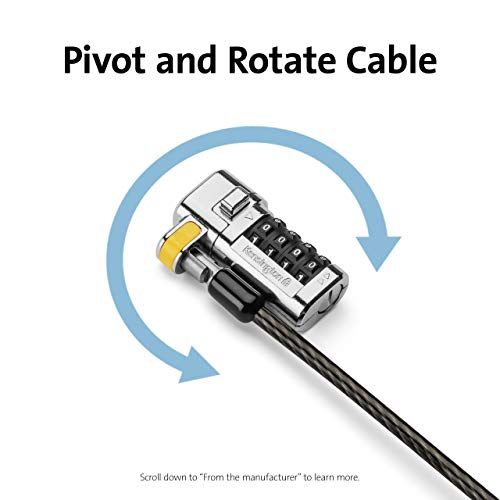Kensington ClickSafe® Combination Laptop Lock for Nano Security Slot