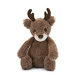 Jellycat Bashful Reindeer Stuffed Animal, Small, 7 inches