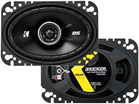 Kicker 43DSC4604 4×6″ 2-way Speaker Pair