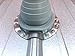 EAGLE 1 EPDM Flexible Roofing Pipe Flashing Retrofit Split Zipper Boots - On Site Adjustable Roof Pipe Jack Boot with Round Base (Multiple Sizes) (No. 2)