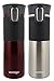 Contigo AUTOSEAL Vacuum Insulated, Stainless Steel Travel Mug, 2 Pack - Keeps Drinks Hot and Cold, Autoseal Button Prevents Spills - No-Slip Comfort Grip - Spiced Wine/ Stainless Steel - 16 Ounces