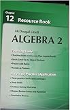 McDougal Littell Algebra 2: Resource Book: Chapter 12