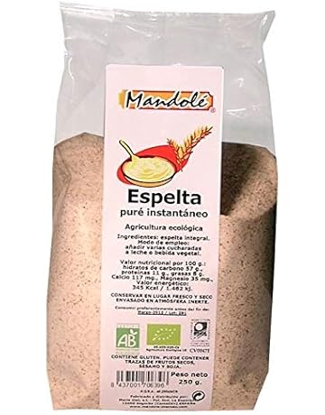 Mandolé - Puré instantáneo (papilla) Espelta Integral Mandolé, 250g