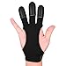 FitsT4 Archery Gloves Leather Three Finger Protector Bow Shooting Hunting Glove for Youth & Adult Beginner
