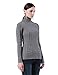 ninovino Women's Long Sleeve Turtleneck Slim-Fit Knitted Sweater