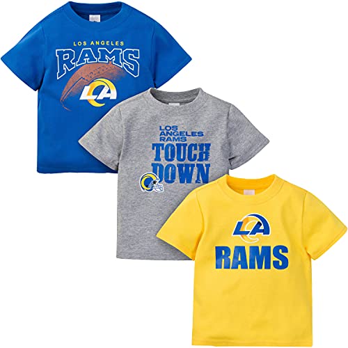 Gerber Unisex Baby NFL 3 Pack Short Sleeve Fan Tee
