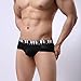 Tonsee Men Sexy Comfy Shorts Boxer Briefs (M, Black)