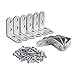 Accessbuy Heavy Duty Non-Mortise Bed Rail Bracket Bed Rail Fasteners Set of 4 (AC024)