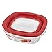 Rubbermaid Premier Easy Find Lids Food Storage Container, 3 Cup, Racer Red