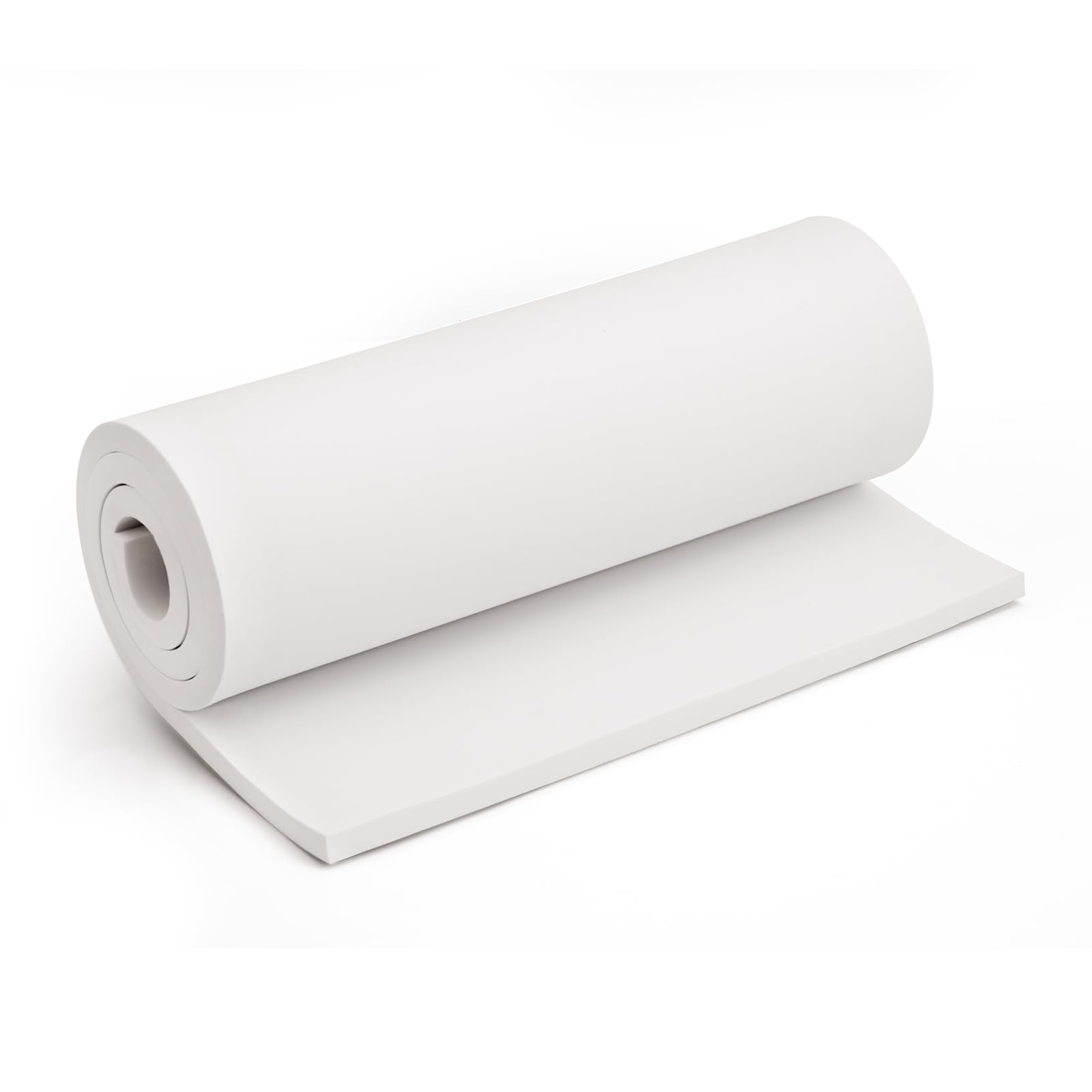 White Foam Sheets Roll, Premium Cosplay EVA Foam Sheet, 12mm Thick,13.9