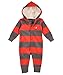 Carter's Baby Boys' Fleece Hooded Romper (Baby) - Green/Navy