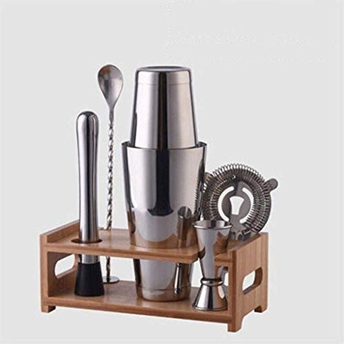 FAGavin Cocktailherstellung Set 10 Stück Boston Set für Barkeepers - Home Bar Set Zubehör, Edelstahl Barkeeper mit, Sieb…