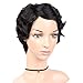 WIGNEE 100% Human Hair Short Wigs For Women Mommy Short Finger Wave Style Short Deep Wave Wigs For Black Women Clearance