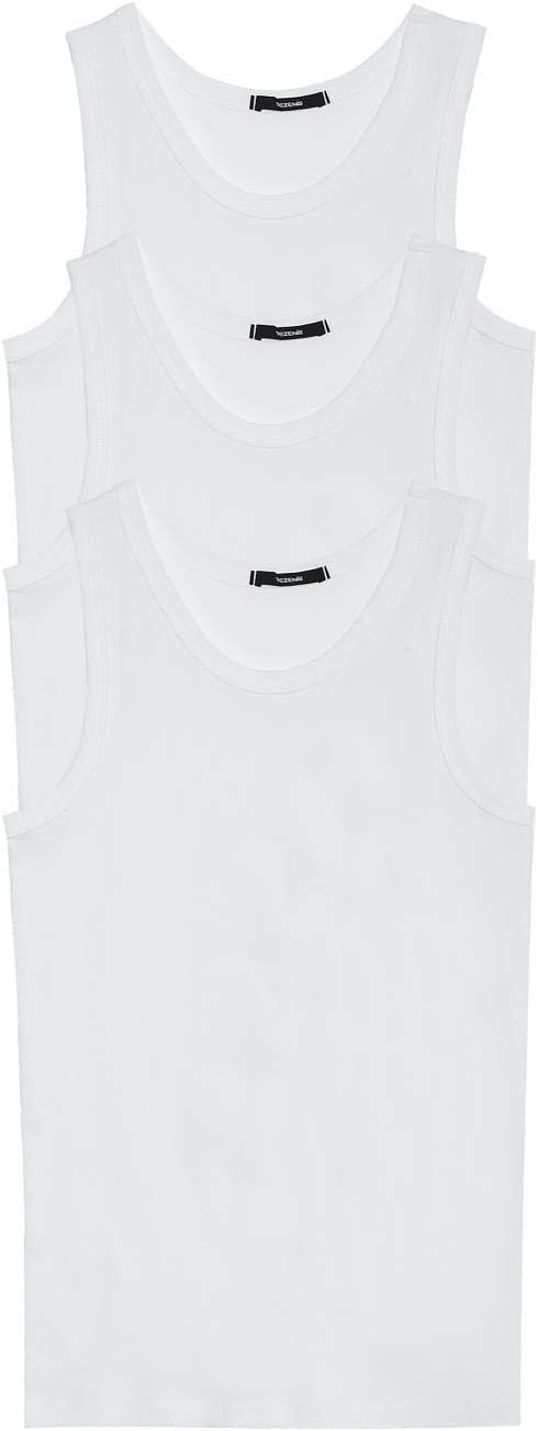 TEZENIS Kidss 3 X Ribbed Camisole Multipack
